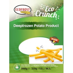Bulvytės šaldytos Eco Crunch, 9 x 9, Ecofrost,  2,5 kg